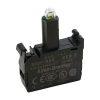 Allen-Bradley 800F Integrated LED Module Latch Mount 120V AC Red