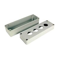 Allen-Bradley 800H Enclosure ThermoPlas Poly 4 Holes 3 4 Inch Conduit Entry Grey for 30.5mm PB