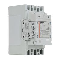 S+S CA9 Contactor 90kW 3Pole 100 to 250VAC and DC Coil 1NO 1NC Contact Auxiliary