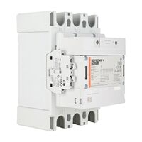 S+S CA9 Contactor 132kW 3Pole 24 to 60VAC and VDC Coil 1NO 1NC Contact Auxiliary
