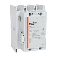 S+S CA9 Contactor Kit 220kW 3Pole 24 to 60VDC Electronic Coil 1NO 1NC Contact Auxiliary