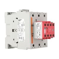 S+S CAS7 Safety Contactor 30kW 3Pole 110VAC Coil 1NO 4NC Contact Auxiliary