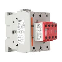 S+S CAS7 Safety Contactor 30kW 3Pole 24VDC Coil 1NO 4NC Contact Auxiliary