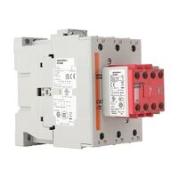 S+S CAS7 Safety Contactor 37kW 3Pole 24VDC Coil 1NO 4NC Contact Auxiliary