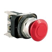 Allen-Bradley 800T/H Pushbutton 30.5mm Mushroom Head 2 Position Push Pull Non Illuminated Red