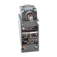 AB 802T Heavy Duty Limit Switch Oiltight Spring Rtn Lvr IP67 2 CC/CCW 1NO 1NC 0.16Nm 13 Deg No Base