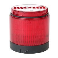 Allen-Bradley 856T Stack Light In Line Module 70mm 24V AC DC Multi Function Steady Flash Strobe Red