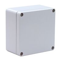 Fibox Euronord Terminal Box Aluminium IP66 and IP67 H125 x W124 x D81mm