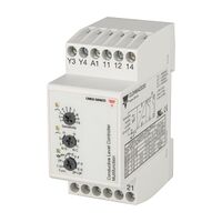 Carlo Gavazzi Level Sensor Level Controller 24V AC DC 4 Points SPST Relay Output DIN