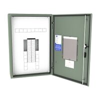 NHP Concept Premier Panelboard 1512mm IP66 DIN-T 96 Way 250A 250A Main Switch Grey