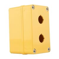 Sprecher and Schuh D7 Enclosure Deep Profile Plastic 22.5mm 2 Hole Yellow