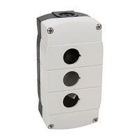 Sprecher and Schuh D7 Enclosure Plastic 22.5mm 3 Hole Grey IP66