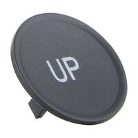 Sprecher and Schuh D7 Colour Cap for Flush Non illuminated Pushbutton 22.5mm Black UP