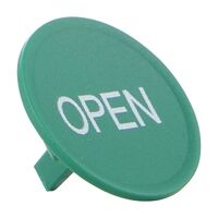 Sprecher and Schuh D7 Colour Cap for Flush Non Illuminated Pushbutton 22.5mm Green Open