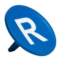 Sprecher and Schuh D7 Colour Cap for Flush Non Illuminated Pushbutton 22.5mm Blue R