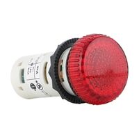 Sprecher and Schuh D7 Pilot Light Monolithic 22.5 mm Red Integrated LED 24V AC DC