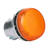 Sprecher and Schuh D7 Pilot Light 22.5 mm Head Only Round Metal Amber Lens