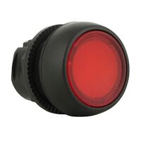 Sprecher and Schuh D7 Pushbutton 22.5 mm Head Only Plastic MOM Flush Red Lens Cap Illuminated