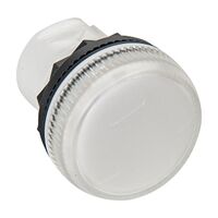 Sprecher and Schuh D7 Pilot Light 22.5 mm Head Only Round Plastic Clear Lens