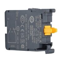 Sprecher and Schuh D7 Contact Block 1 NC for 22.5 mm Pushbutton Operators Self Monitoring