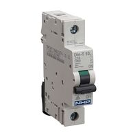 NHP DIN-T Miniature Circuit Breaker 10kA 1Pole 16A C Curve