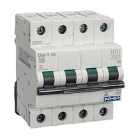 NHP DIN-T Miniature Circuit Breaker 10kA 4Pole 20A C Curve