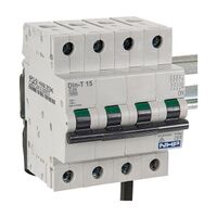 NHP DIN-T Miniature Circuit Breaker 25kA 4Pole 20A C Curve