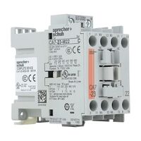 S+S CA7 Contactor 11kW 4Pole 32VAC Coil 2NO 2NC Contact Auxiliary