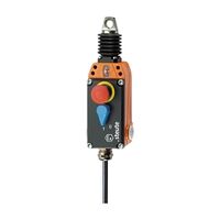 Steute HAE Cable Pull Switch with Collar IP65 100m Wire Length EStop with Indicator 1NO 1NC 3m