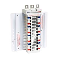 NHP POWERMAX GB Isolation Busbar Chassis DINT 250A 24 Way 3Pole Bottom Feed