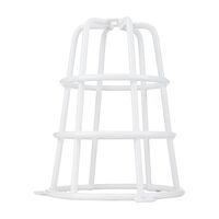 Moflash Filament and Halogen Beacons Cage Guard Small PLT Coated White Steel suits 125 Series Beacon