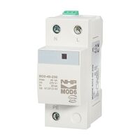 NHP MOD6 Surge Diverter 1Pole plus Neutral 40kA