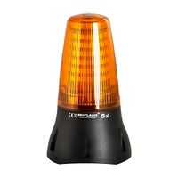 Moflash LED125 48 LEDS Steady or Flashing Mode IP65 115V AC Wall or Surface Mount Lens Amber