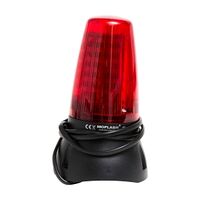 Moflash LED125 48 LEDS Steady or Flashing Mode IP65 115V AC Wall or Surface Mount Lens Red