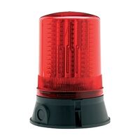 Moflash LED401 144 LEDS Steady/Flashing Rotating Mode IP65 24VDC and 90-370 DC W/ S Mnt Red