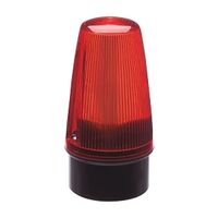 Moflash Xenon Beacons Edison Screw Cap 2.3 Joules Flashing Mode IP65 115V AC W/S Mount Lens Red