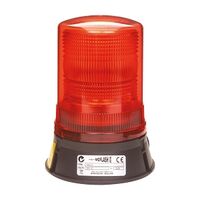Moflash Xenon Beacons 24 Joules Flashing Mode IP65 115V AC Wall or Surface Mount Lens Red