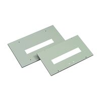 NHP DIN-T NLC Metal Loadcentre Escutcheon Flush suits 18 Way NLC Load Centres Grey