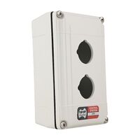 Austrol N100 Enclosure Aluminium 2 Hole 30.5mm Operators
