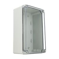 Fibox Piccolo Terminal Box PC IP66 and IP67 H140 x W230 x D95mm Clear