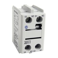 Allen-Bradley 100C Auxiliary Contact with 2NO  Contacts and 2NC Contacts Front Mount