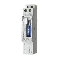 Finder 12 Series Mechanical Switch Daily 230V AC 17.5mm 1 Normally Open Contact with Battery