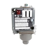 Allen-Bradley 836 Pressure Sensor Oiltight Copper Alloy Bellow 300PSI 1NO 1NC