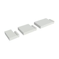 NHP DIN-T LOCKDIN Auxliary Filler 9mm, 18mm, 27mm Pack Qty 10 each
