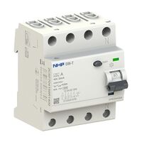 NHP DIN-T Residual Current Device RCCB 3 Pole and Switched Neutral 63A 30mA Type A