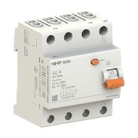 NHP MOD6+ Residual Current Device RCCB 3 Pole and Switched N 63A 30mA Type AI