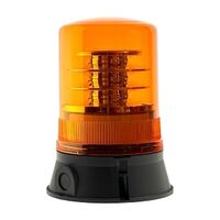 Moflash LED 400 Rotating Beacon 18 LEDS 80 to 120 RPM IP65 85 to 280V AC or DC Lens Amber