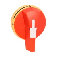 Socomec SLBM Handle - Ext. Mount S0, IP 65, P/lock, Front/Side op., Red, suits 100 - 125A