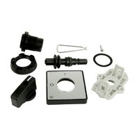 Allen-Bradley 194L Handle Type G 67 x 67mm Grey and Black 90 Degrees 0 1 and Off On