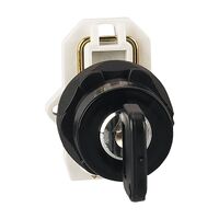 Allen-Bradley 194L Handle Type DD 30mm Diameter with Key Operator Grey Black Blank